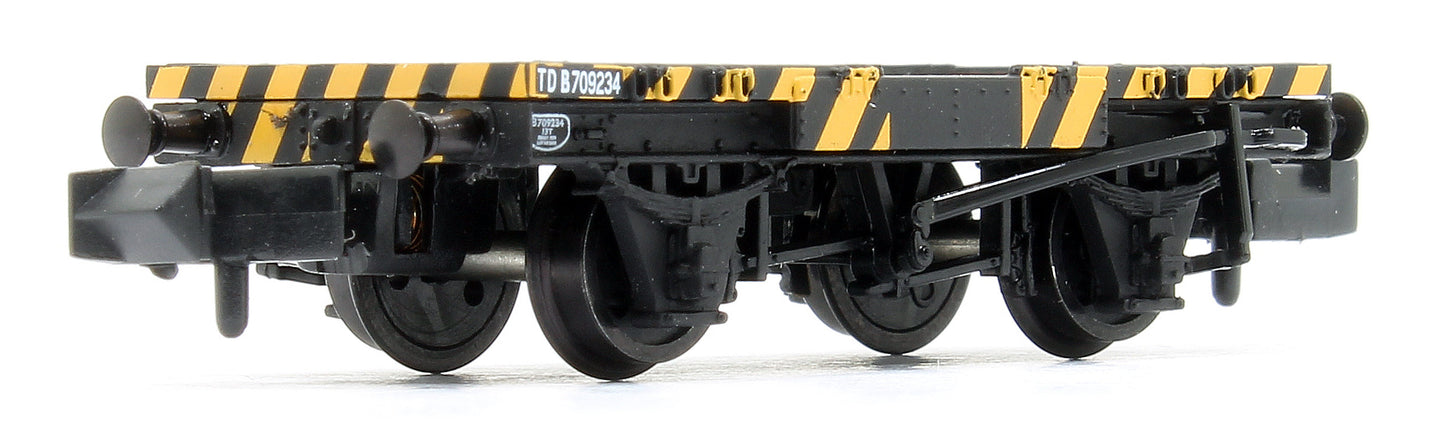 Pre-Owned BR Ex-Conflat Runner Wagon BR Yellow & Black Wasp Stripes B709234