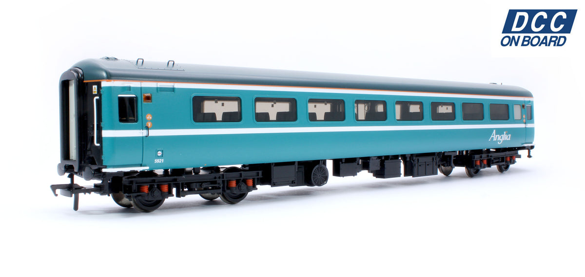 BR Mk2F TSO Tourist Second Open Anglia No.5921 - DCC Fitted