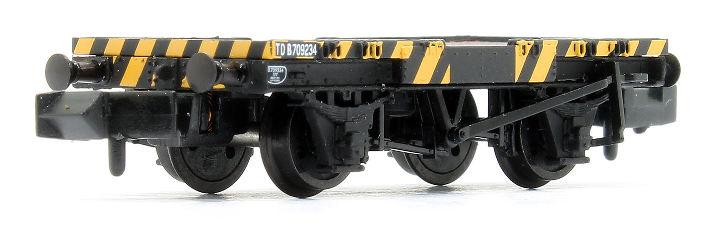 Pre-Owned BR Ex-Conflat Runner Wagon BR Yellow & Black Wasp Stripes B709234