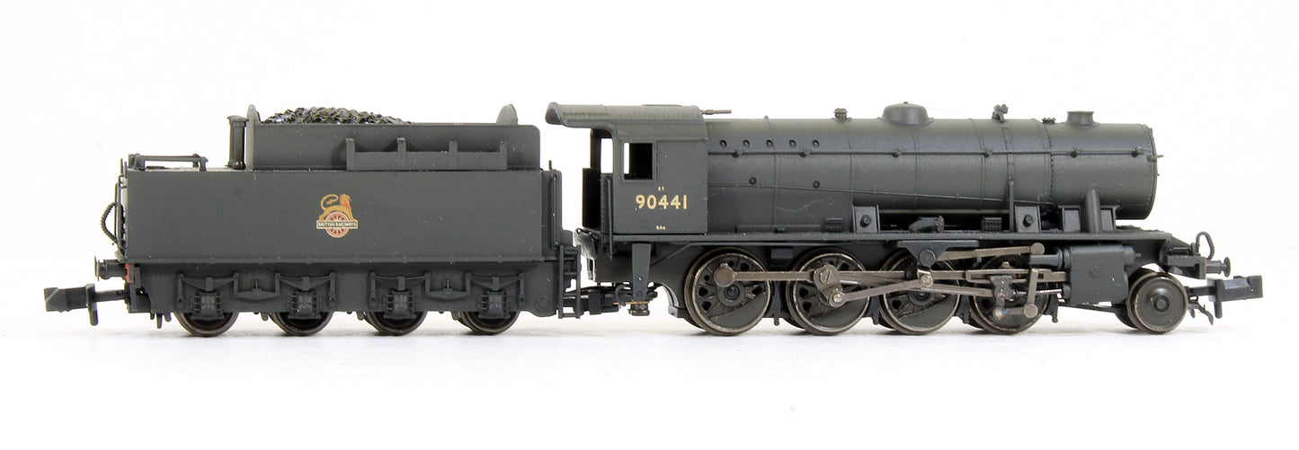 Pre-Owned 372-425A WD Austerity Class 90441 BR Black Early Emblem Steam Locomotive - Weathered