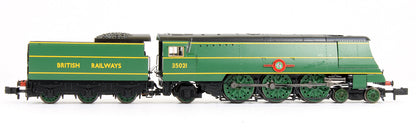Pre-Owned 372-313 Merchant Navy Class 35021 'New Zealand Line' BR Malachite Green Steam Locomotive