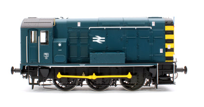 Class 08 BR Blue Wasp Stripes Unnumbered Diesel Shunter Locomotive - DCC Fitted