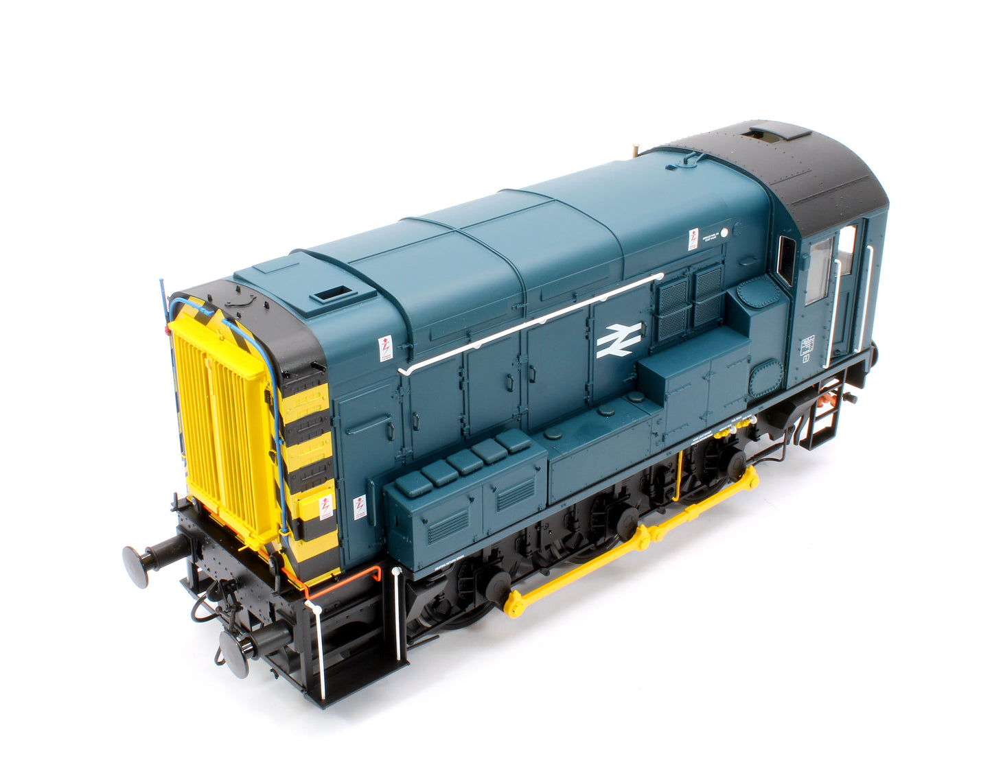 Class 08 BR Blue Wasp Stripes Unnumbered Diesel Shunter Locomotive - DCC Fitted