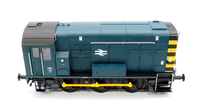 Class 08 BR Blue Wasp Stripes Unnumbered Diesel Shunter Locomotive - DCC Fitted