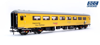 BR Mk2F ex-TSO Structure Gauging Train Coach Network Rail Yellow No.977985 - DCC Fitted