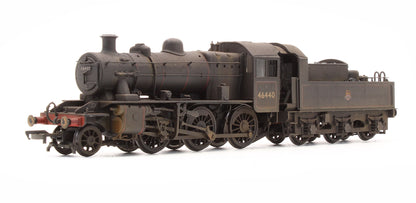 Pre-Owned Ivatt Class 2MT 2-6-0 46440 BR Lined Black Early Emblem Steam Locomotive - Custom Weathered