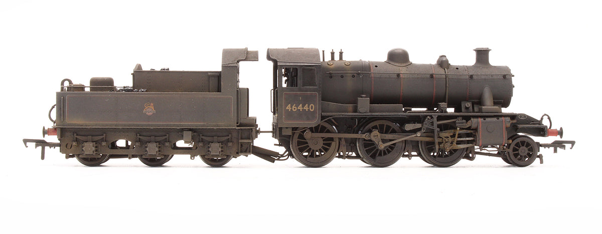 Pre-Owned Ivatt Class 2MT 2-6-0 46440 BR Lined Black Early Emblem Steam Locomotive - Custom Weathered