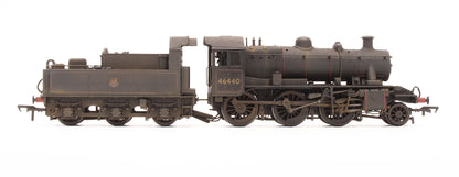 Pre-Owned Ivatt Class 2MT 2-6-0 46440 BR Lined Black Early Emblem Steam Locomotive - Custom Weathered