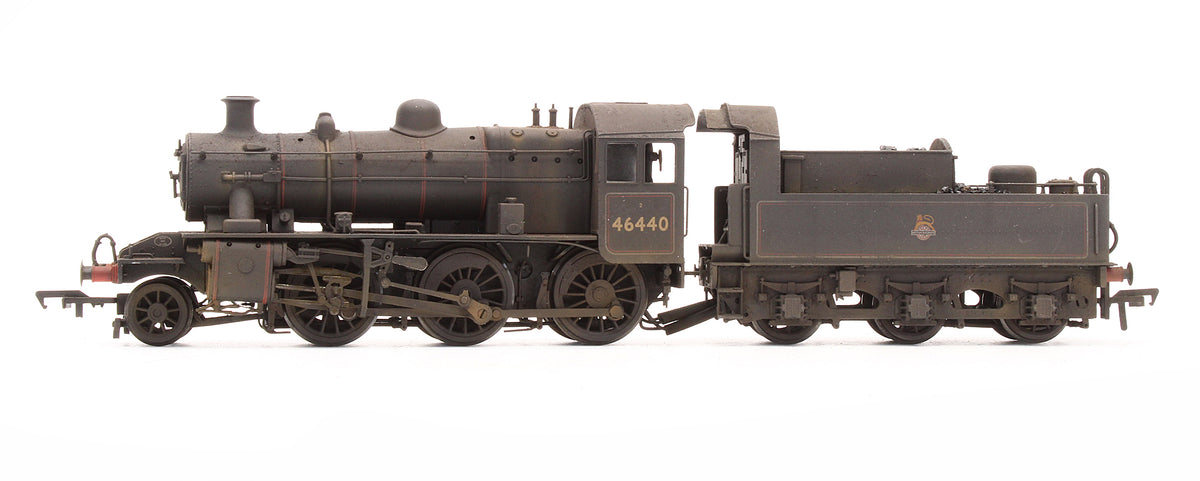 Pre-Owned Ivatt Class 2MT 2-6-0 46440 BR Lined Black Early Emblem Steam Locomotive - Custom Weathered