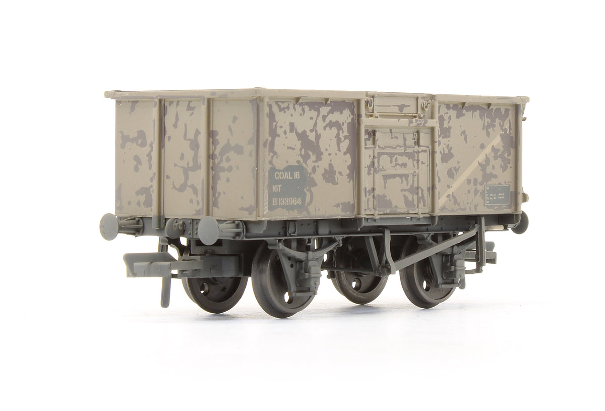 Pre-Owned Set Of 3 BR Grey 16T Steel Mineral Wagons- Weathered
