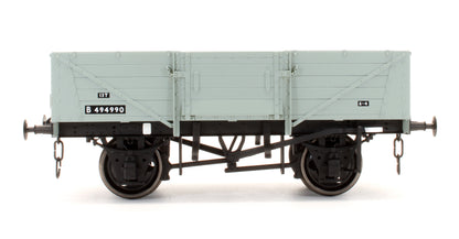 Pre-Owned 5 Plank Wagon Corrugated End BR Grey B494990