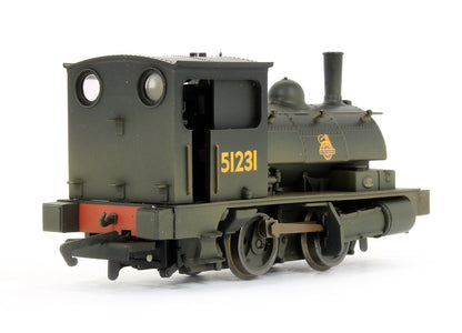 Pre-Owned BR Black 0-4-0 Pug '51231' Steam Locomotive (Weathered Edition)