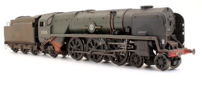 Pre-Owned BR 4-6-2 Merchant Navy Class 'Blue Star' 35010 Steam Locomotive - Custom Weathered