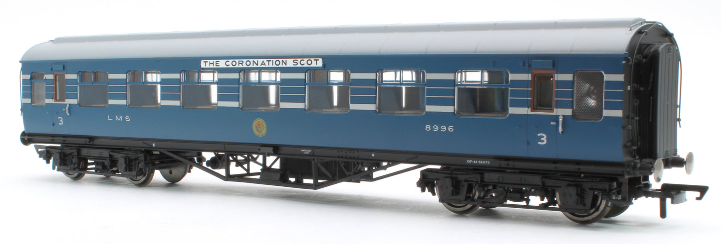 LMS Stanier Coronation Scot No.8996 RTO Coach