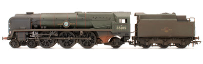 Pre-Owned BR 4-6-2 Merchant Navy Class 'Blue Star' 35010 Steam Locomotive - Custom Weathered