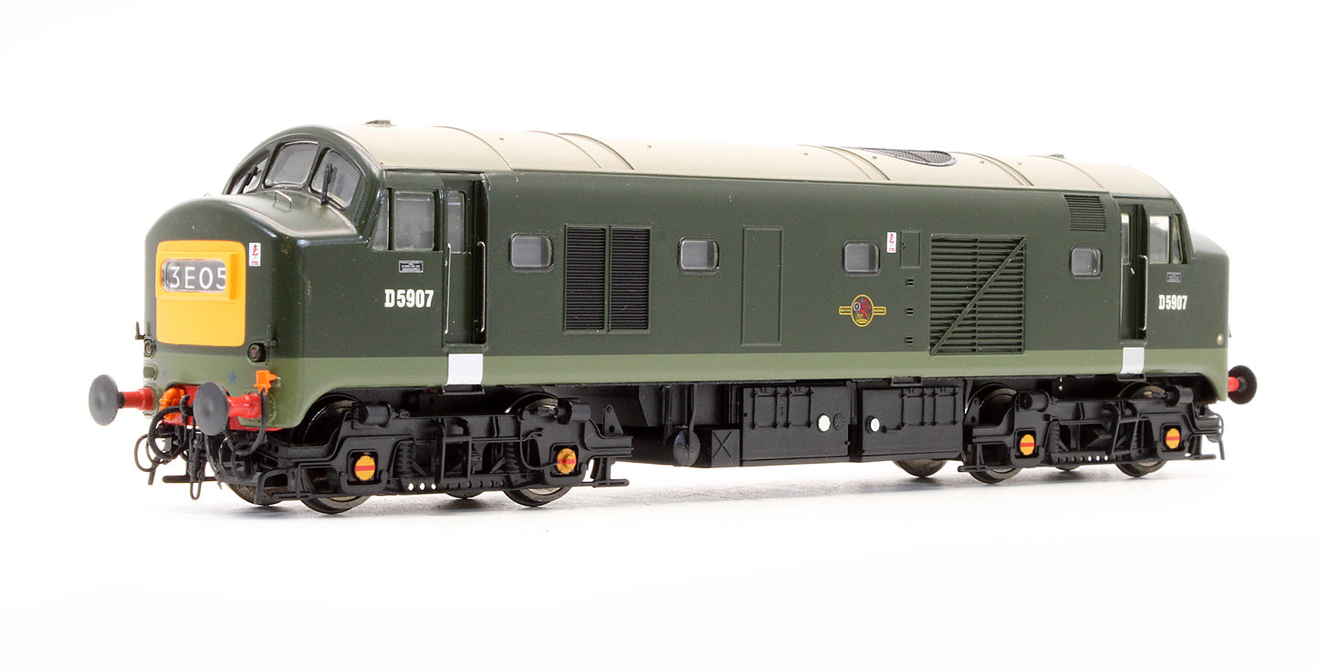Pre-Owned Class 23 Baby Deltic D5907 Green Small Yellow - Gloss Diesel Locomotive