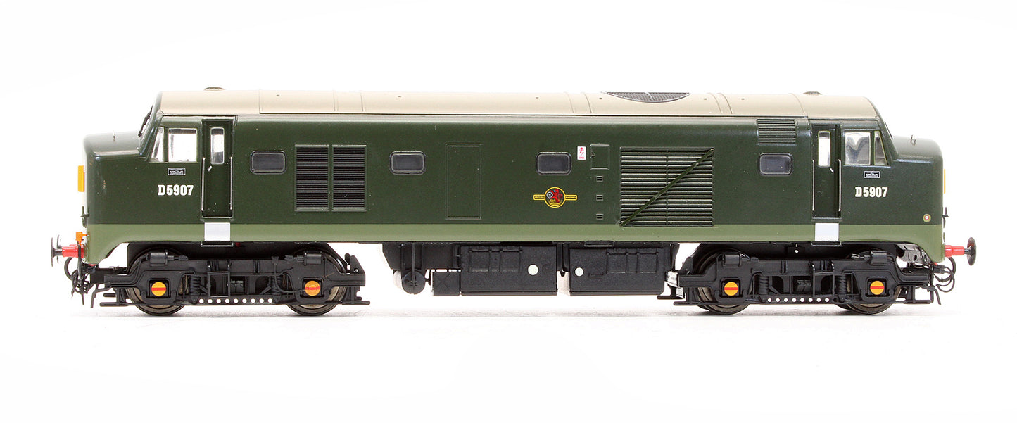 Pre-Owned Class 23 Baby Deltic D5907 Green Small Yellow - Gloss Diesel Locomotive