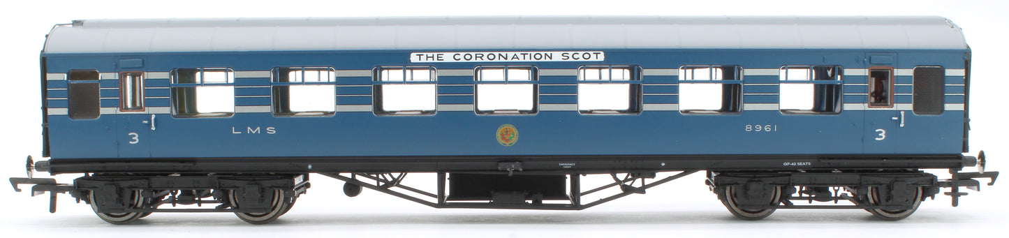 LMS Stanier Coronation Scot No.8961 RTO Coach