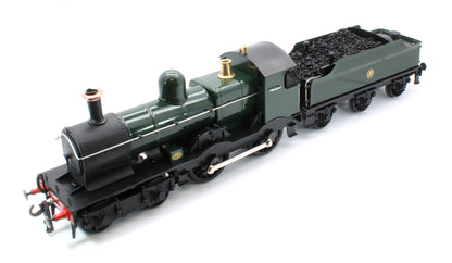 E/30-C2 "Duke" GWR Class 4-4-0 GW Unlined Green w/ Black Curved Frame & Churchward Tender Steam Locomotive