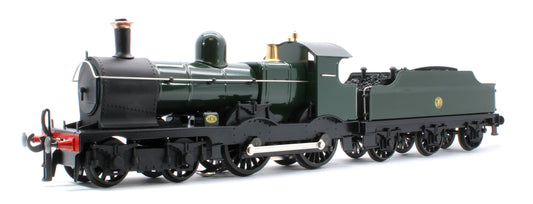 E/30-C2 "Duke" GWR Class 4-4-0 GW Unlined Green w/ Black Curved Frame & Churchward Tender Steam Locomotive