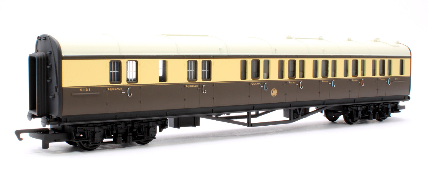 RailRoad Brake Third Coach GWR 5121