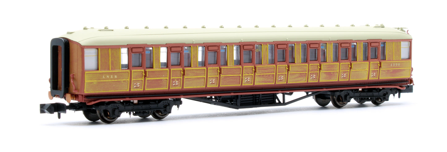 A4 Valanced Mallard 4468 Garter Blue & 4 Gresley Teak Coaches