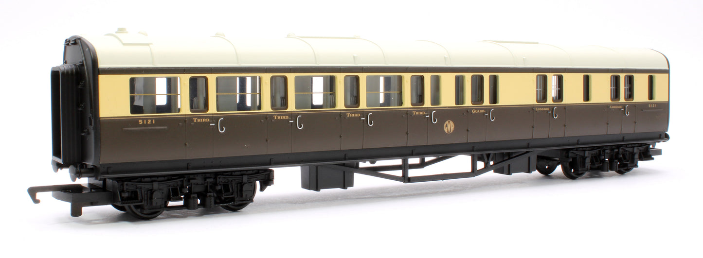 RailRoad Brake Third Coach GWR 5121