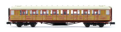 A4 Valanced Mallard 4468 Garter Blue & 4 Gresley Teak Coaches - DCC Fitted