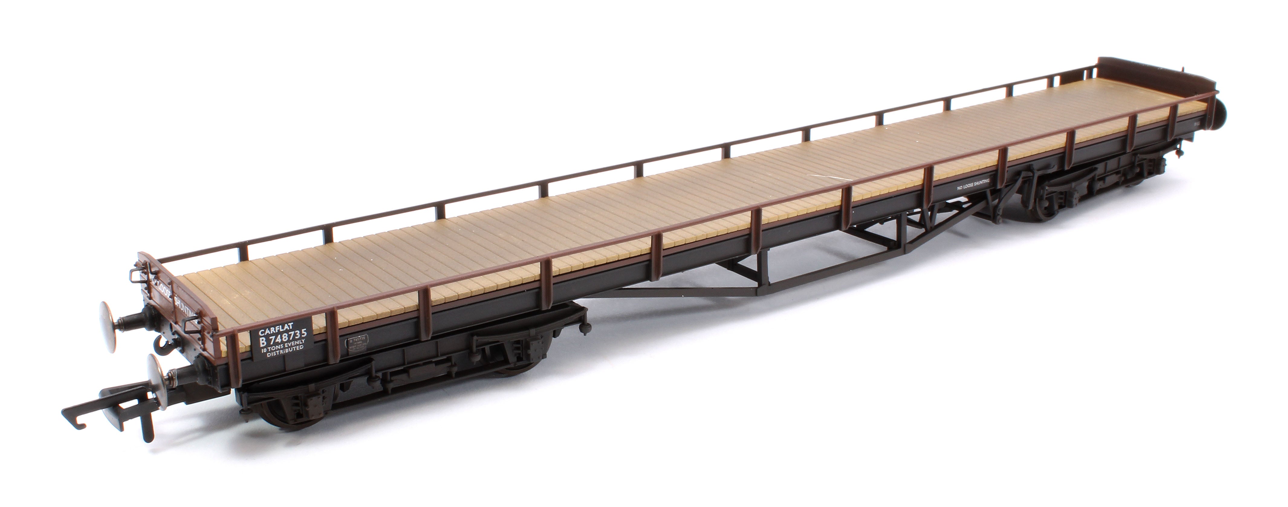 Weathered Rails Oxford Rail OR76CAR001BW Carflat BR 1-088 B748735 - Weathered – Rails