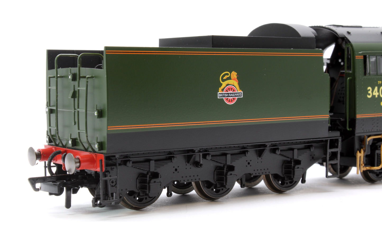 West Country Class 4-6-2 R30114 'Braunton' BR Green Early Emblem Steam Locomotive