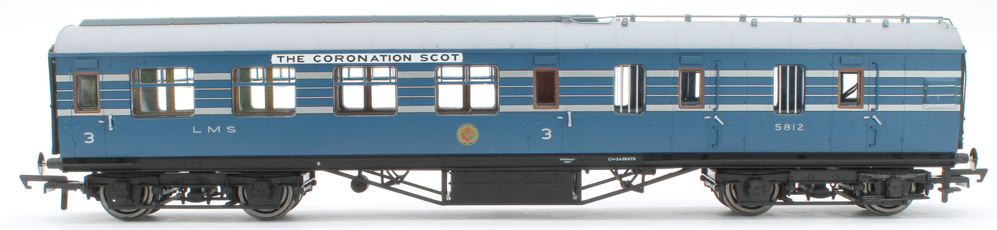 Pre-Owned LMS Stanier Coronation Scot 57' No.5812 BTK Coach