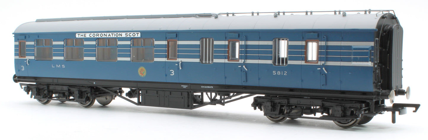 Pre-Owned LMS Stanier Coronation Scot 57' No.5812 BTK Coach