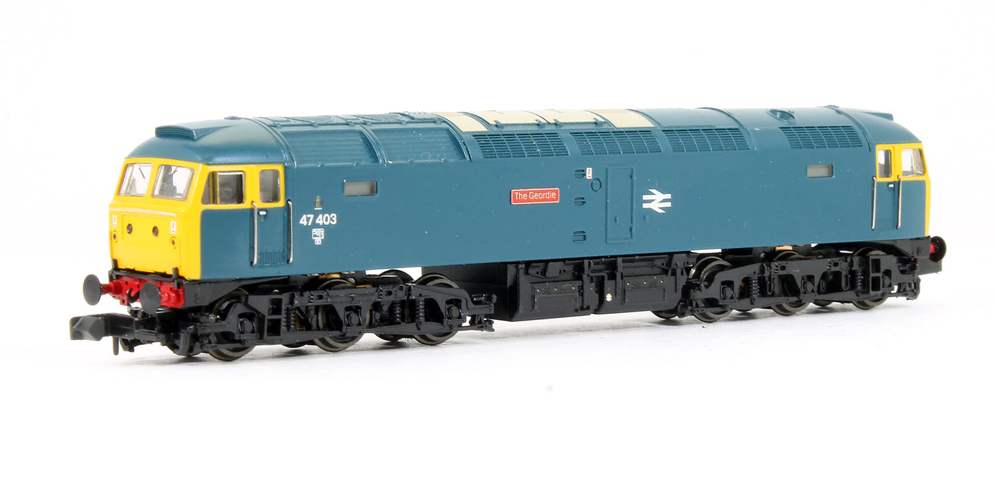 Pre-Owned Class 47 403 'The Geordie' BR Blue Diesel Locomotive