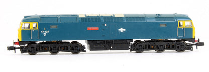 Pre-Owned Class 47 403 'The Geordie' BR Blue Diesel Locomotive
