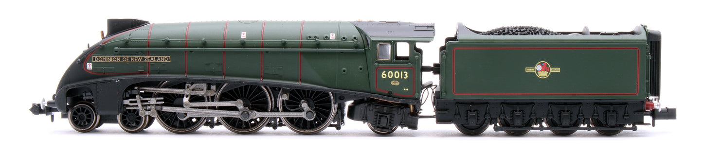 A4 Dominion of New Zealand 60013 BR Late Crest & 4 Gresley Coaches - DCC Fitted