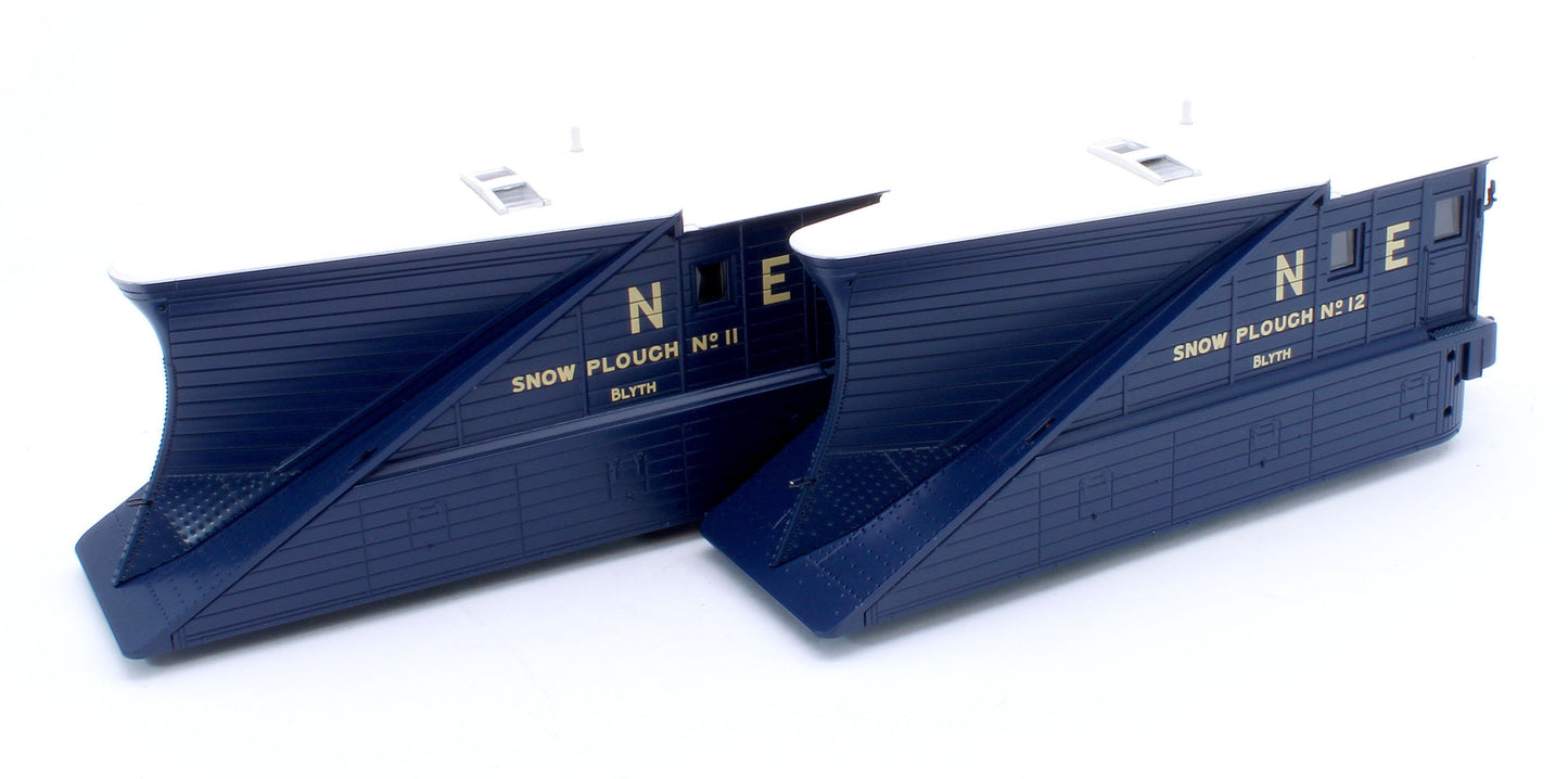 38-641Z Pair of 2 NER Snowploughs 11 & 12 LNER Blue