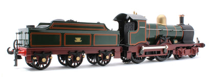 E/30-A2 "Duke" GWR Class 4-4-0 GWR Lined Green w/ Indian Red Curved Frame & Churchward Tender Steam Locomotive