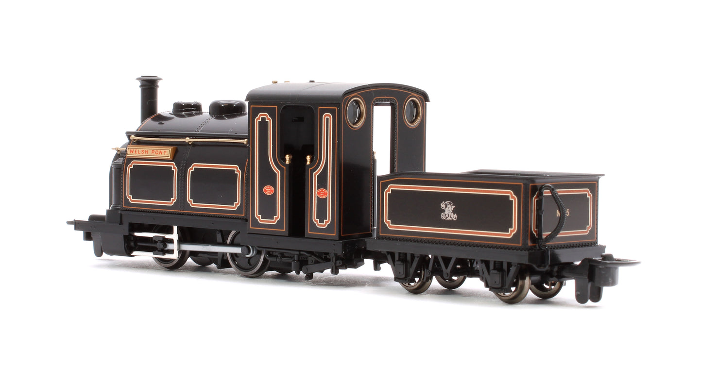 Kato/Peco Ffestiniog Railway Large England “WELSH PONY” Locomotive (Purple Brown)