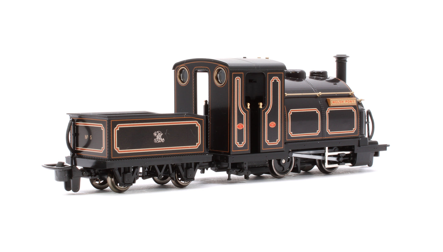 Kato/Peco Ffestiniog Railway Large England “WELSH PONY” Locomotive (Purple Brown)