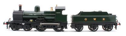 E/30-C "Duke" GWR Class 4-4-0 GWR Unlined Green w/ Black Curved Frame & Churchward Tender Steam Locomotive