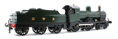 E/30-C "Duke" GWR Class 4-4-0 GWR Unlined Green w/ Black Curved Frame & Churchward Tender Steam Locomotive
