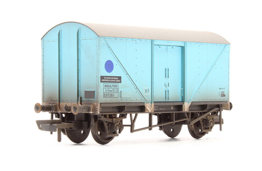 Pre-Owned BR Blue Spot 12 Ton Fish Van 'E87261' - Custom Weathered