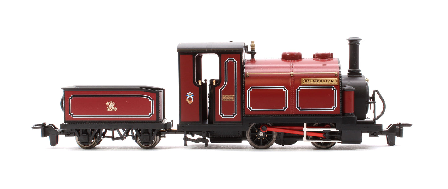 Kato/Peco Ffestiniog Railway Small England “PALMERSTON” Locomotive (Maroon)