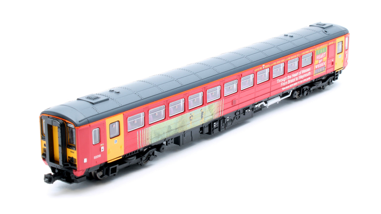 Class 153 153318 Wessex Trains (Pink) Diesel Locomotive