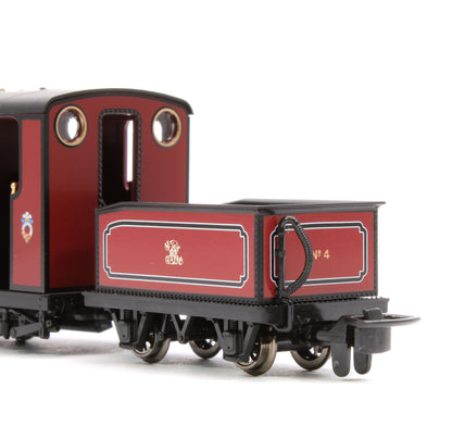 Kato/Peco Ffestiniog Railway Small England “PALMERSTON” Locomotive (Maroon)