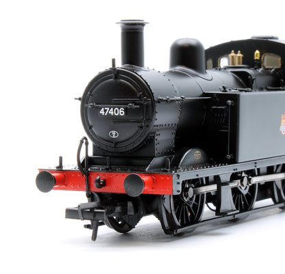 LMS Fowler 3F (Jinty) 47406 BR Black (Early Emblem) Steam Locomotive - DCC Sound