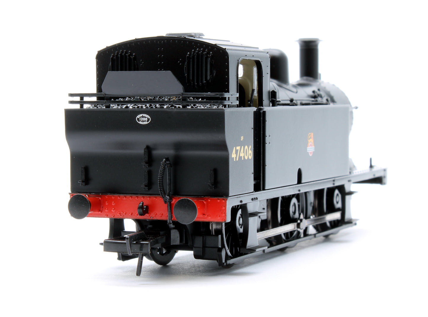 LMS Fowler 3F (Jinty) 47406 BR Black (Early Emblem) Steam Locomotive