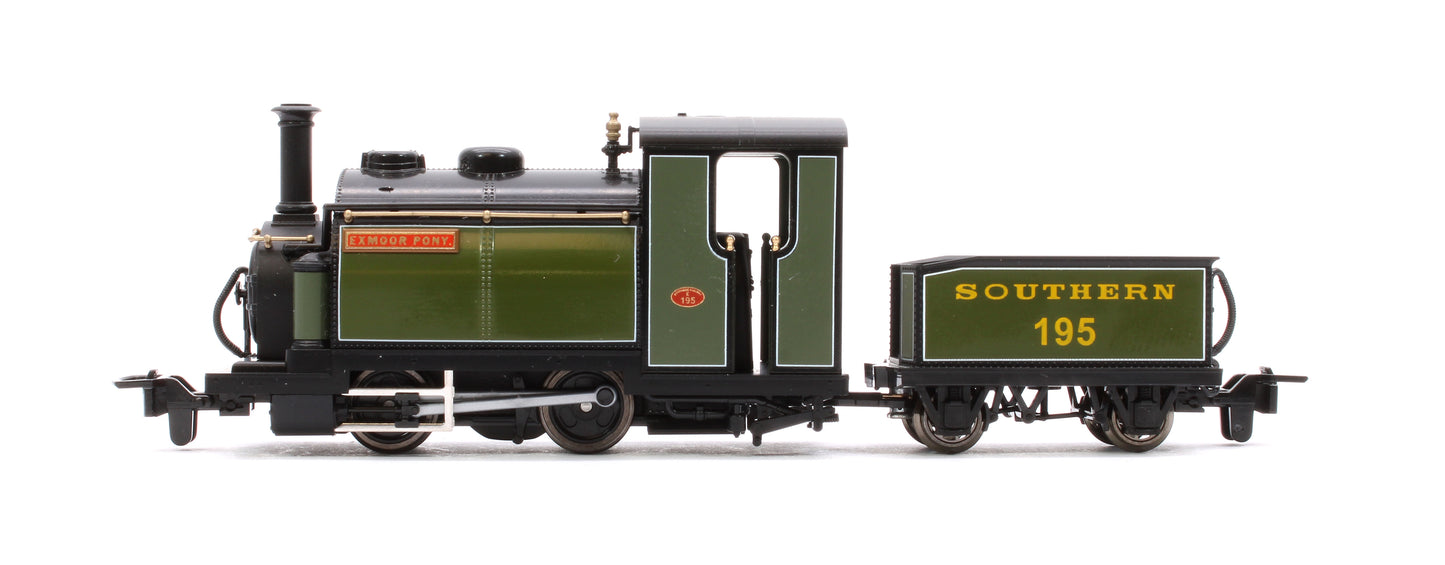 Kato/Peco Ffestiniog Railway Large England “EXMOOR PONY” Locomotive (SR Green)