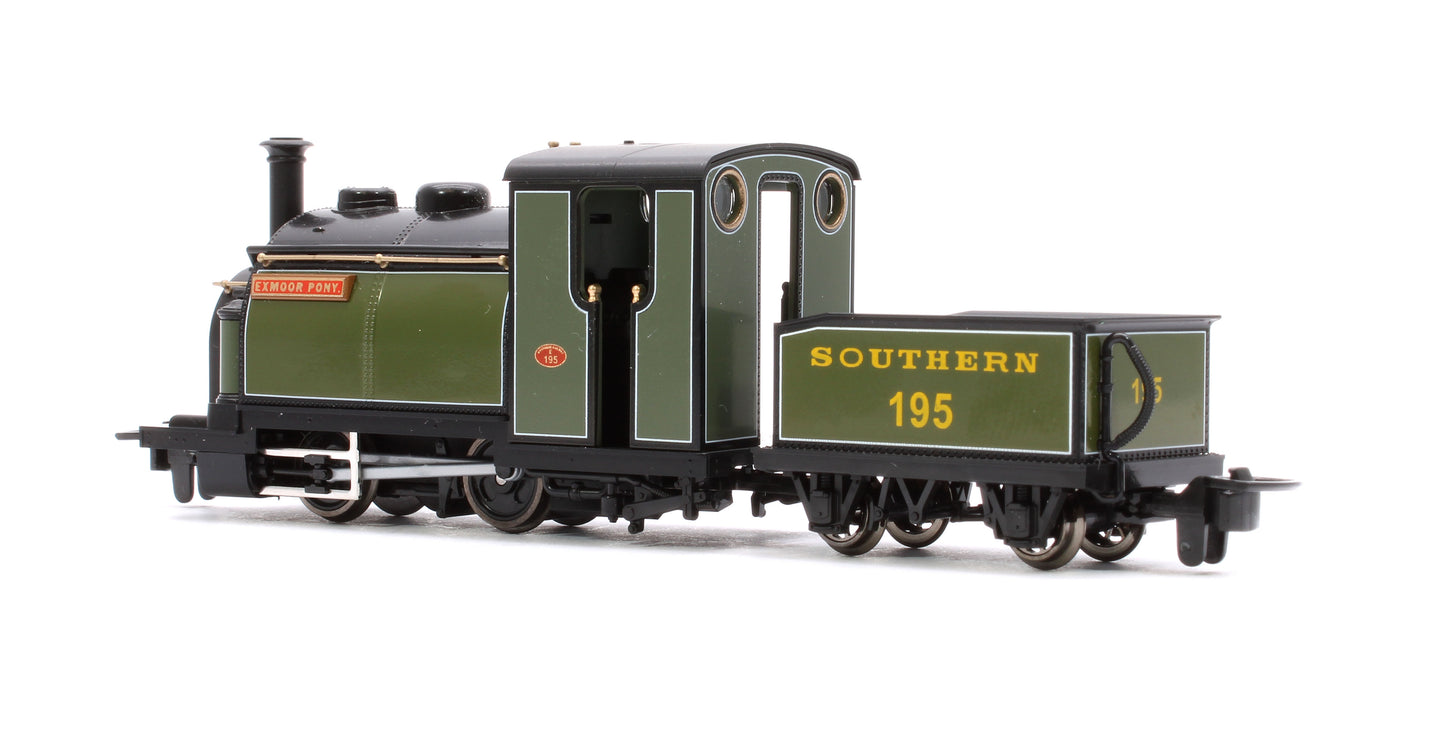 Kato/Peco Ffestiniog Railway Large England “EXMOOR PONY” Locomotive (SR Green)