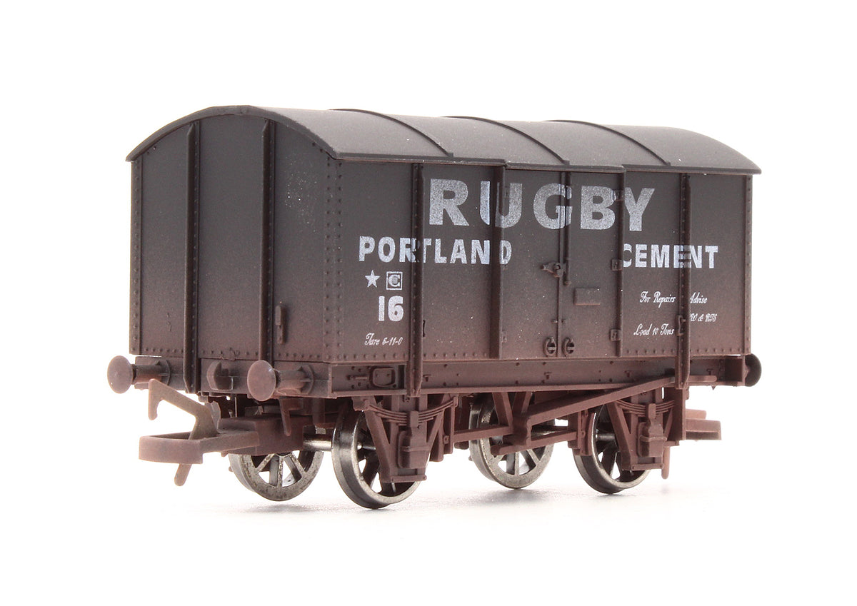 4F-013-026 Pre-Owned Rugby Cement Gunpowder Van No.16 - Weathered